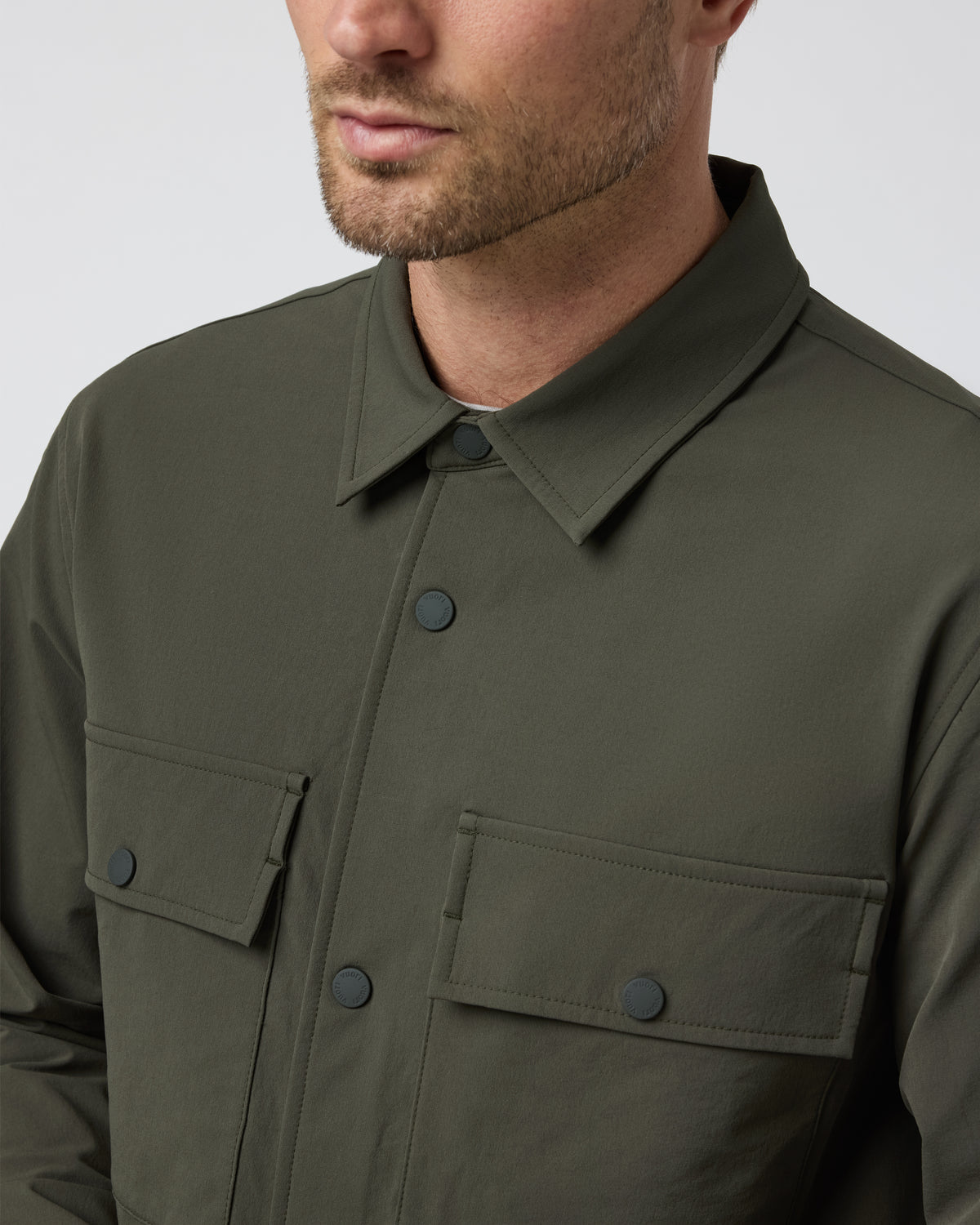 Men Vuori Lawson Tech Shirt Jacket Oregano
