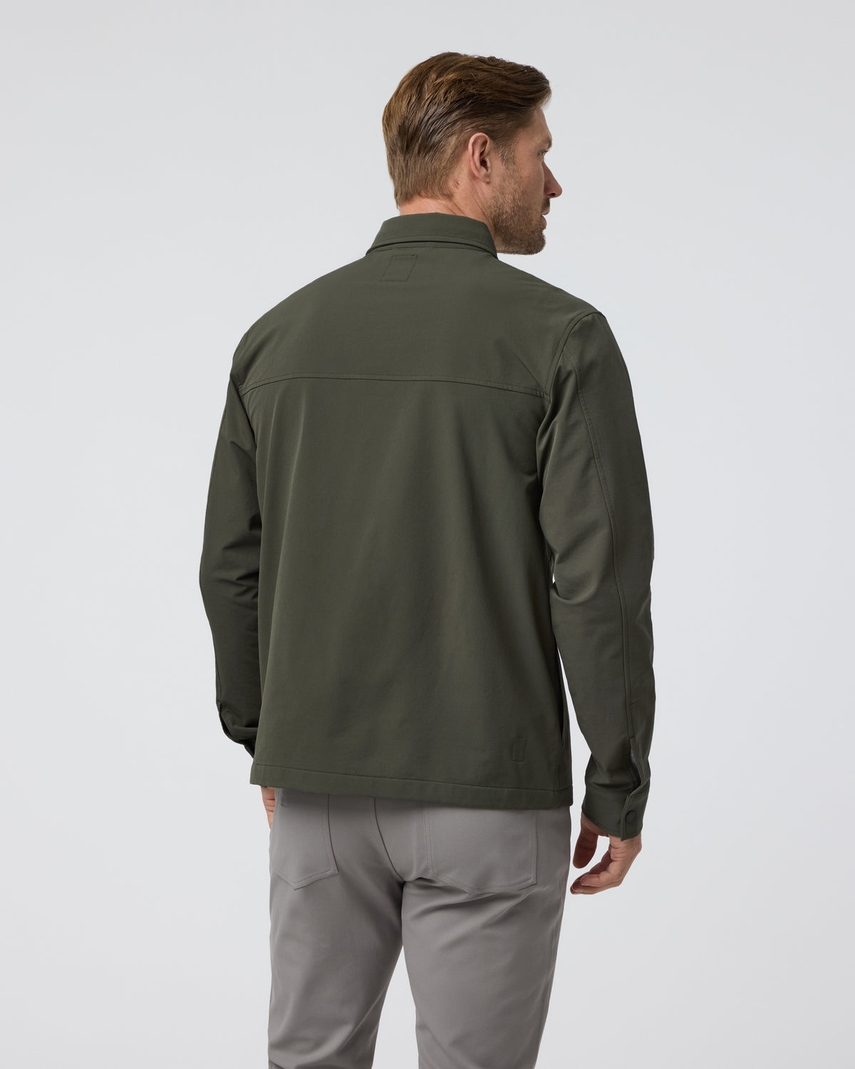 Men Vuori Lawson Tech Shirt Jacket Oregano