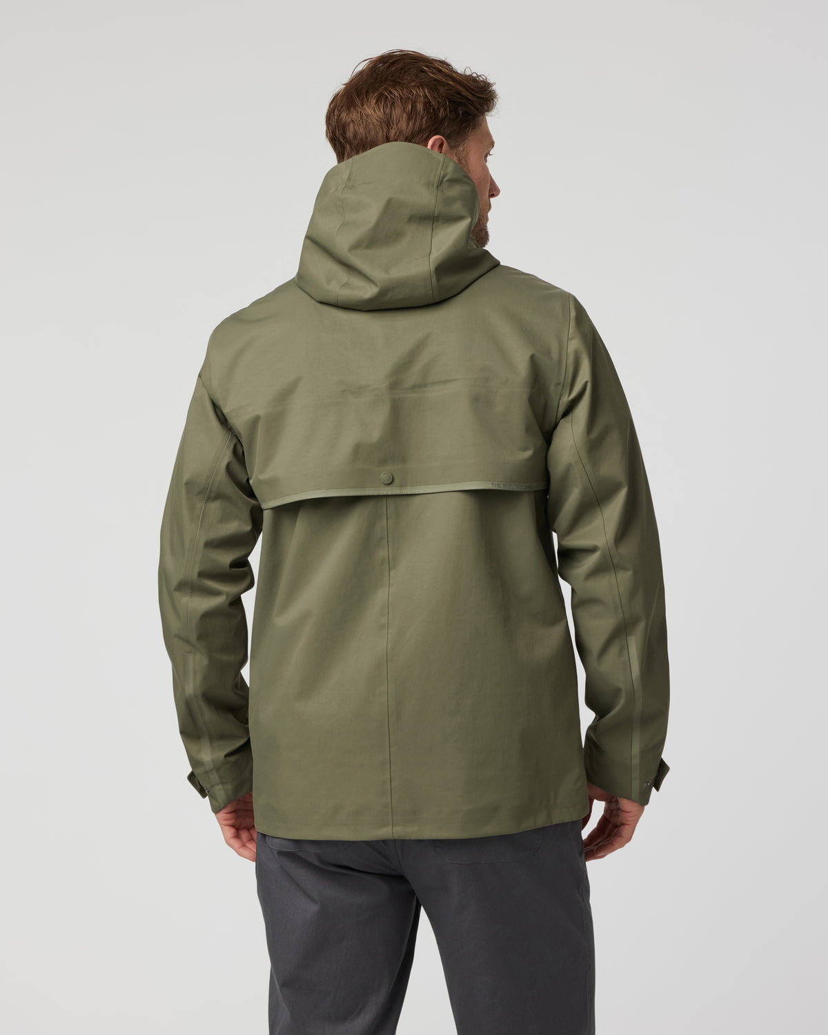 Men Vuori Tuuli Rain Jacket Men's Dark Metal Waterproof Jacket
