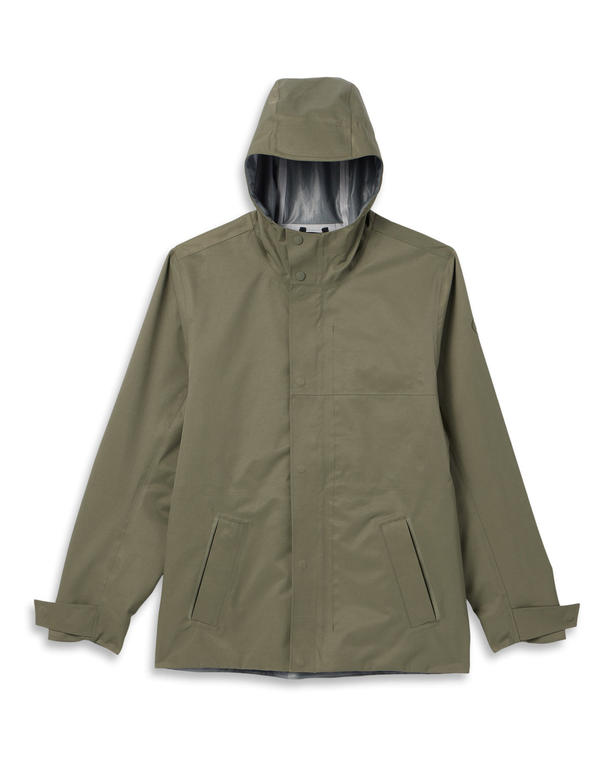 Men Vuori Tuuli Rain Jacket Men's Dark Metal Waterproof Jacket