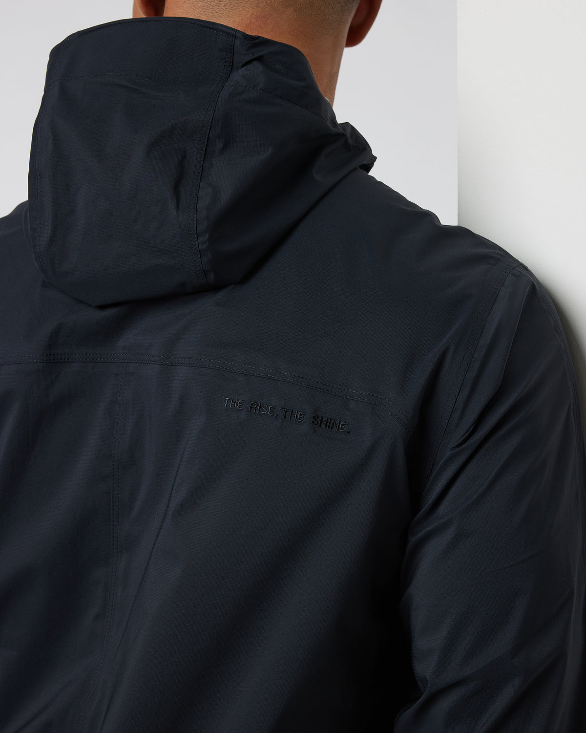 Men Vuori Rainstorm Packable Jacket Men's Black Rain Jacket