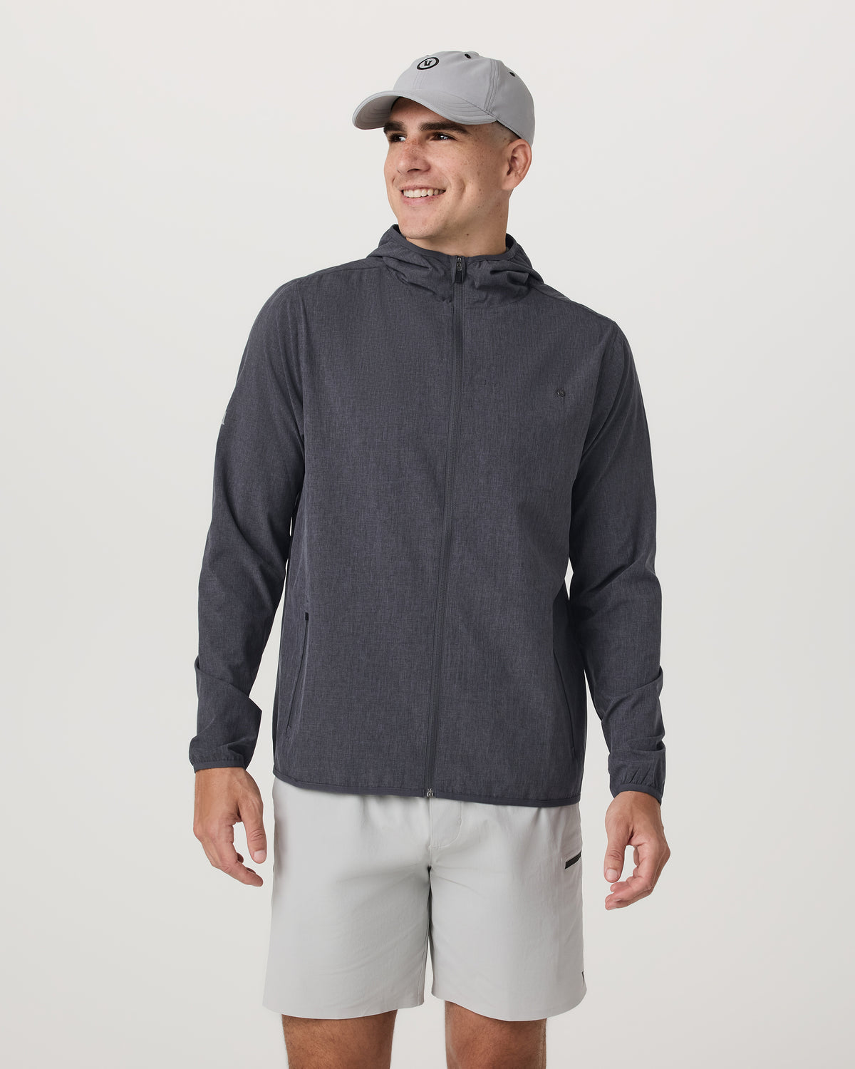 Men Vuori Outdoor Trainer Shell Men's Moonlight Hooded Jacket