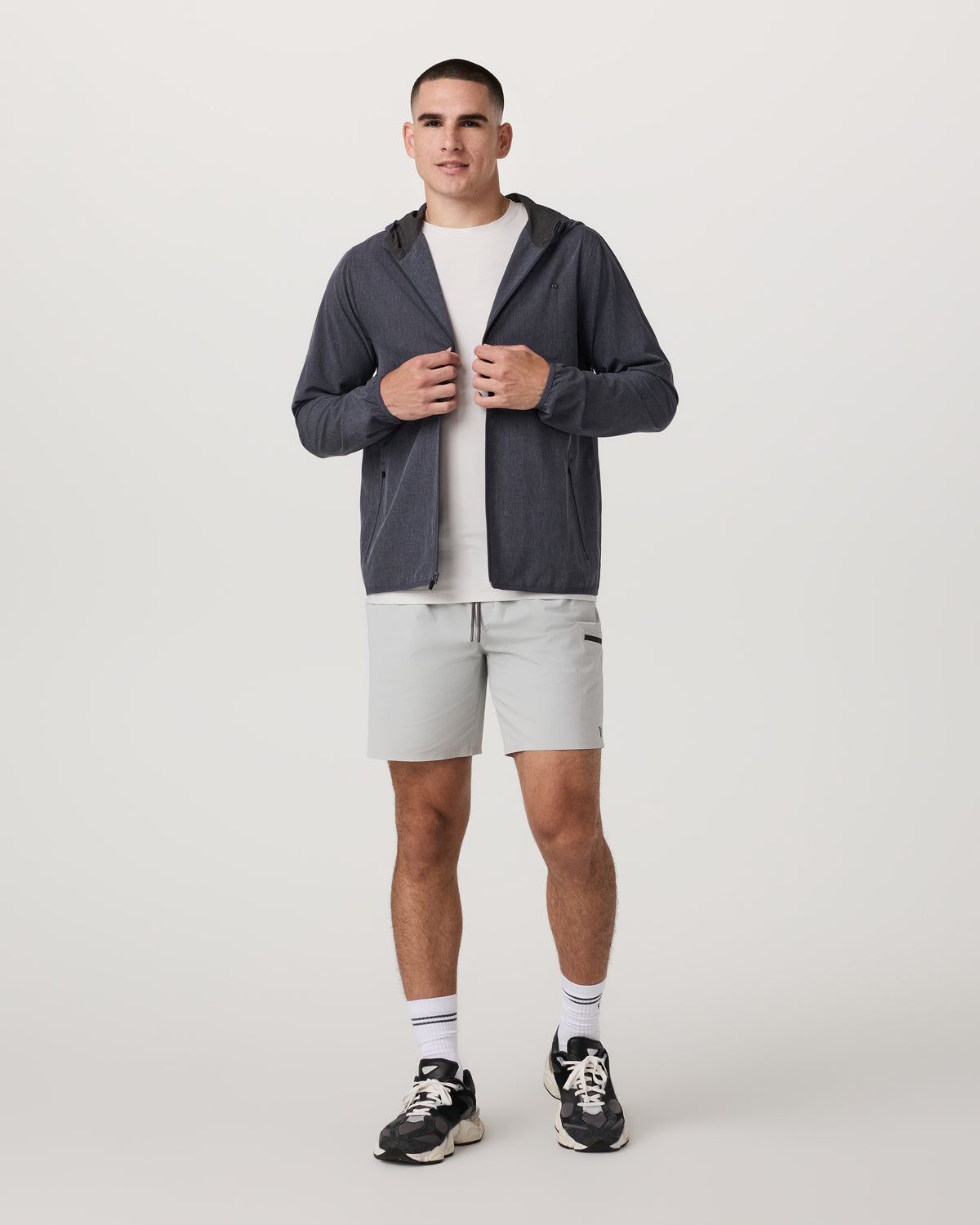Men Vuori Outdoor Trainer Shell Men's Moonlight Hooded Jacket