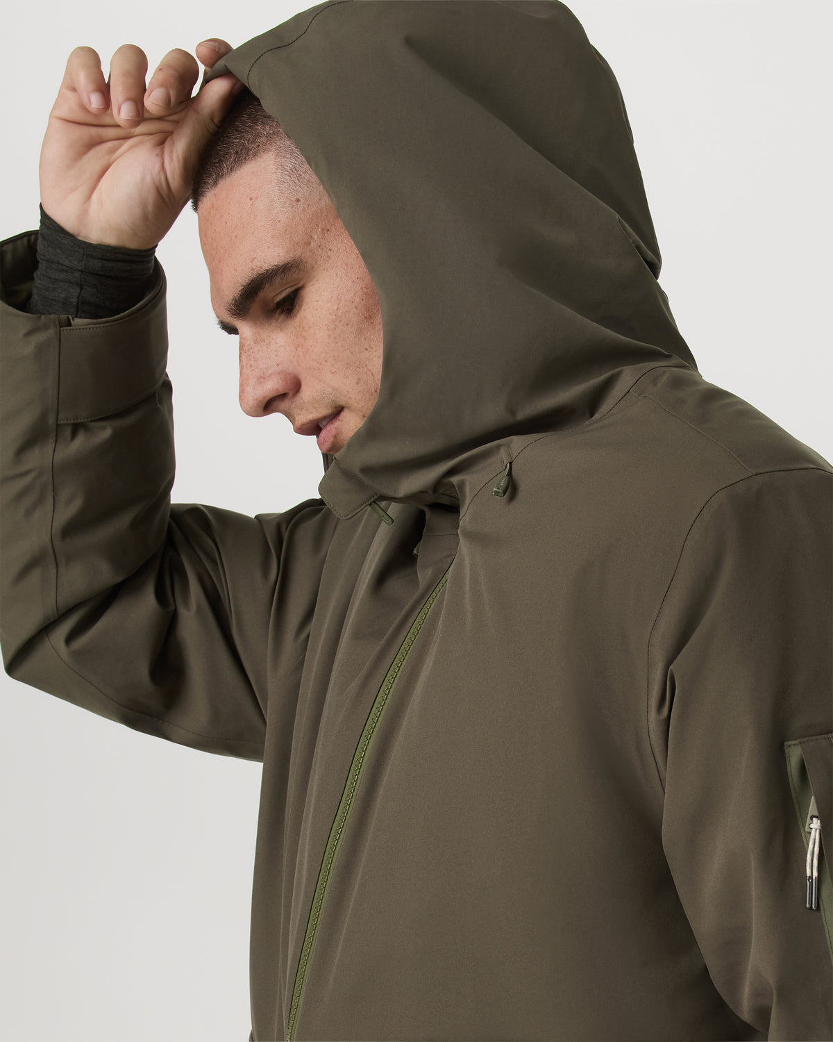 Men Vuori Bering Down Parka Warm Men's Oregano Jacket