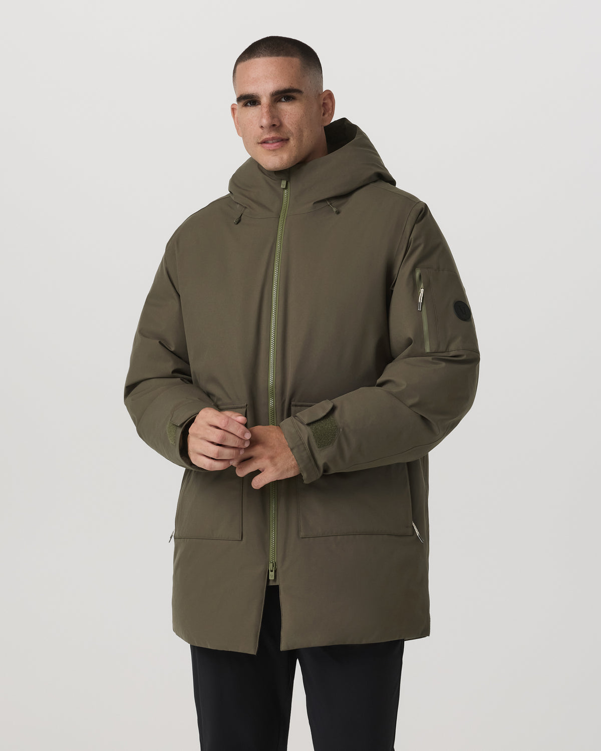 Men Vuori Bering Down Parka Warm Men's Oregano Jacket
