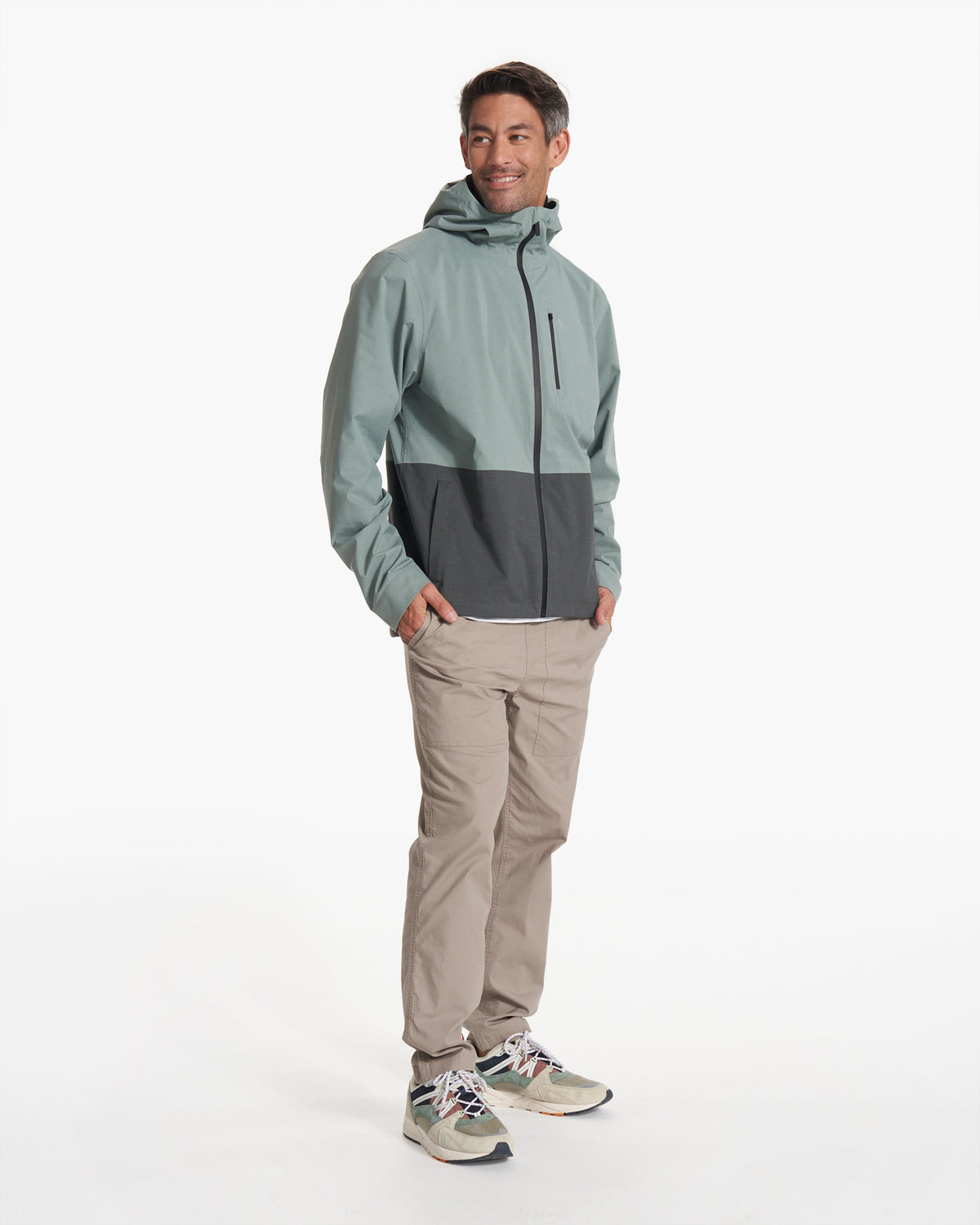 Men Vuori Oahu Rain Jacket Men's Stormy Lightweight Jacket