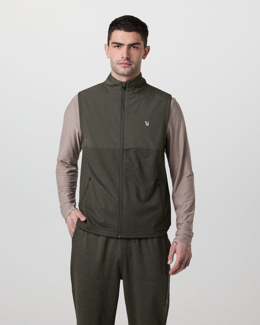 Men Vuori Sunday Element Vest Men's Kale Heather Vest