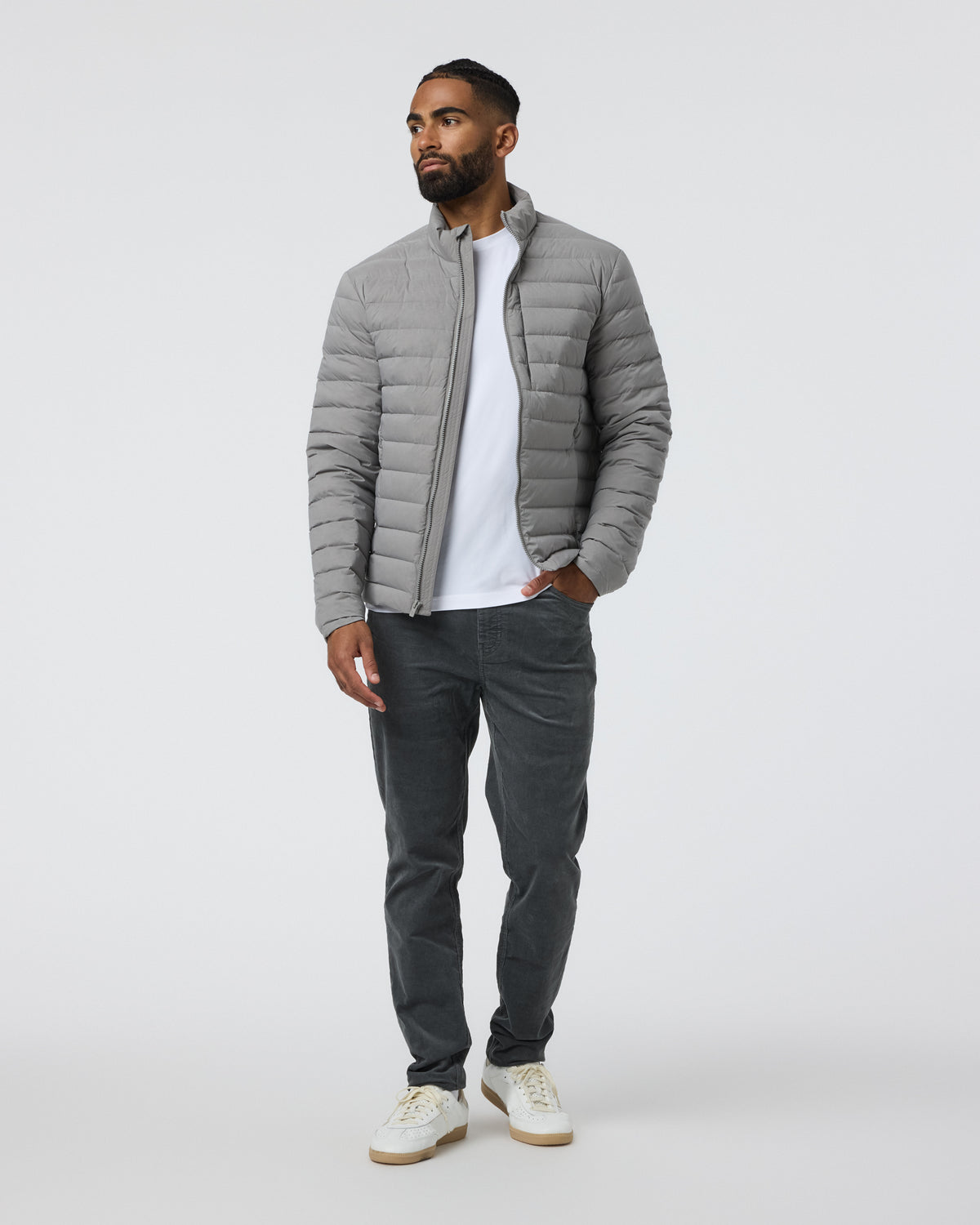 Men Vuori Steadfast Insulated Full Zip Jacket Shiitake