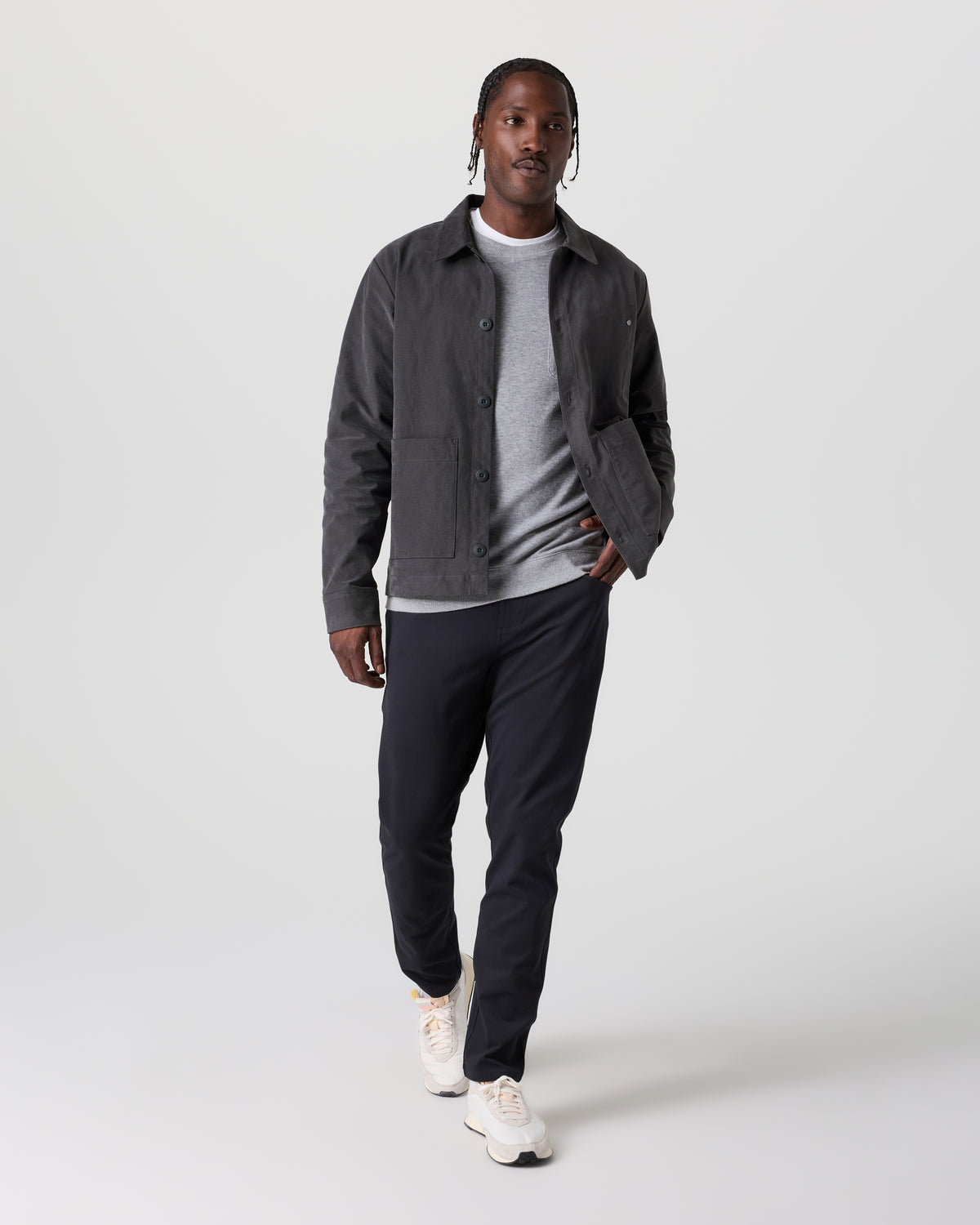 Men Vuori Timor Chore Jacket Charcoal