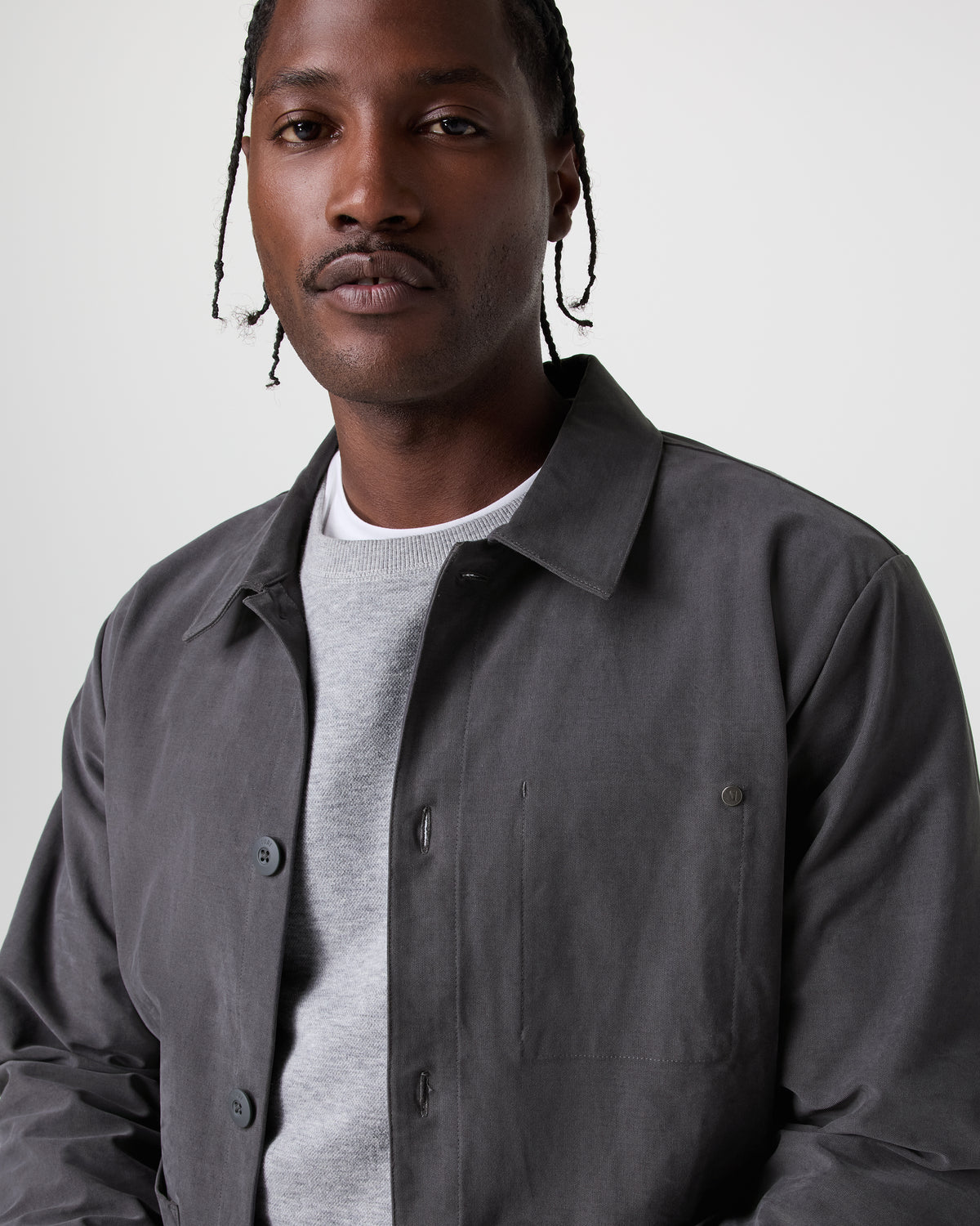 Men Vuori Timor Chore Jacket Charcoal
