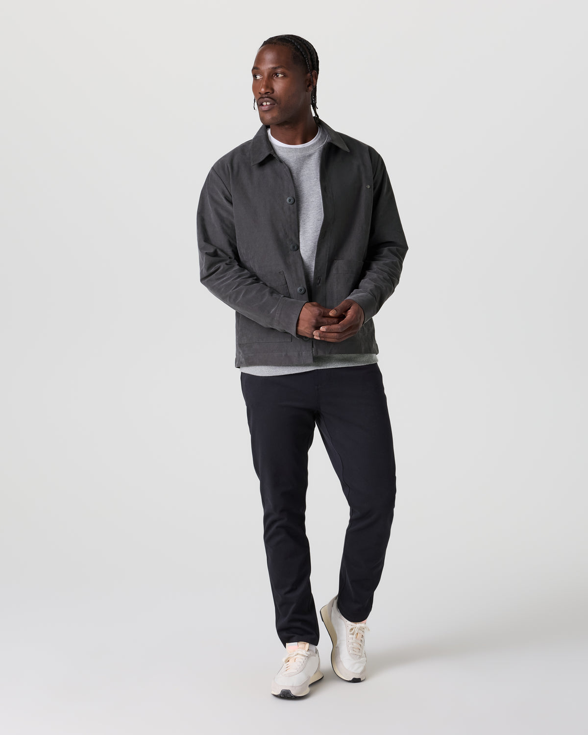 Men Vuori Timor Chore Jacket Charcoal