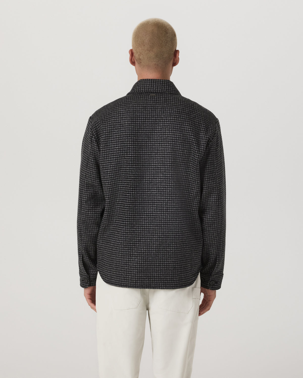 Men Vuori Ridge Natural Shirt Jacket Men's Grey Button-Up Jacket