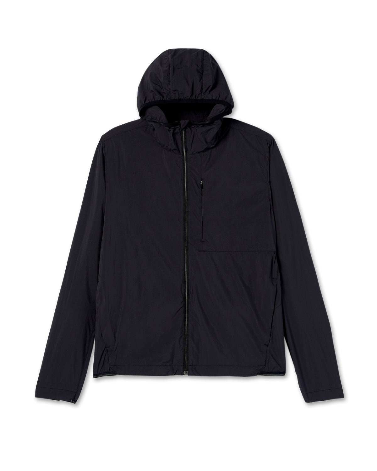 Men Vuori Ronan Packable Jacket Black Water Repellent Jacket