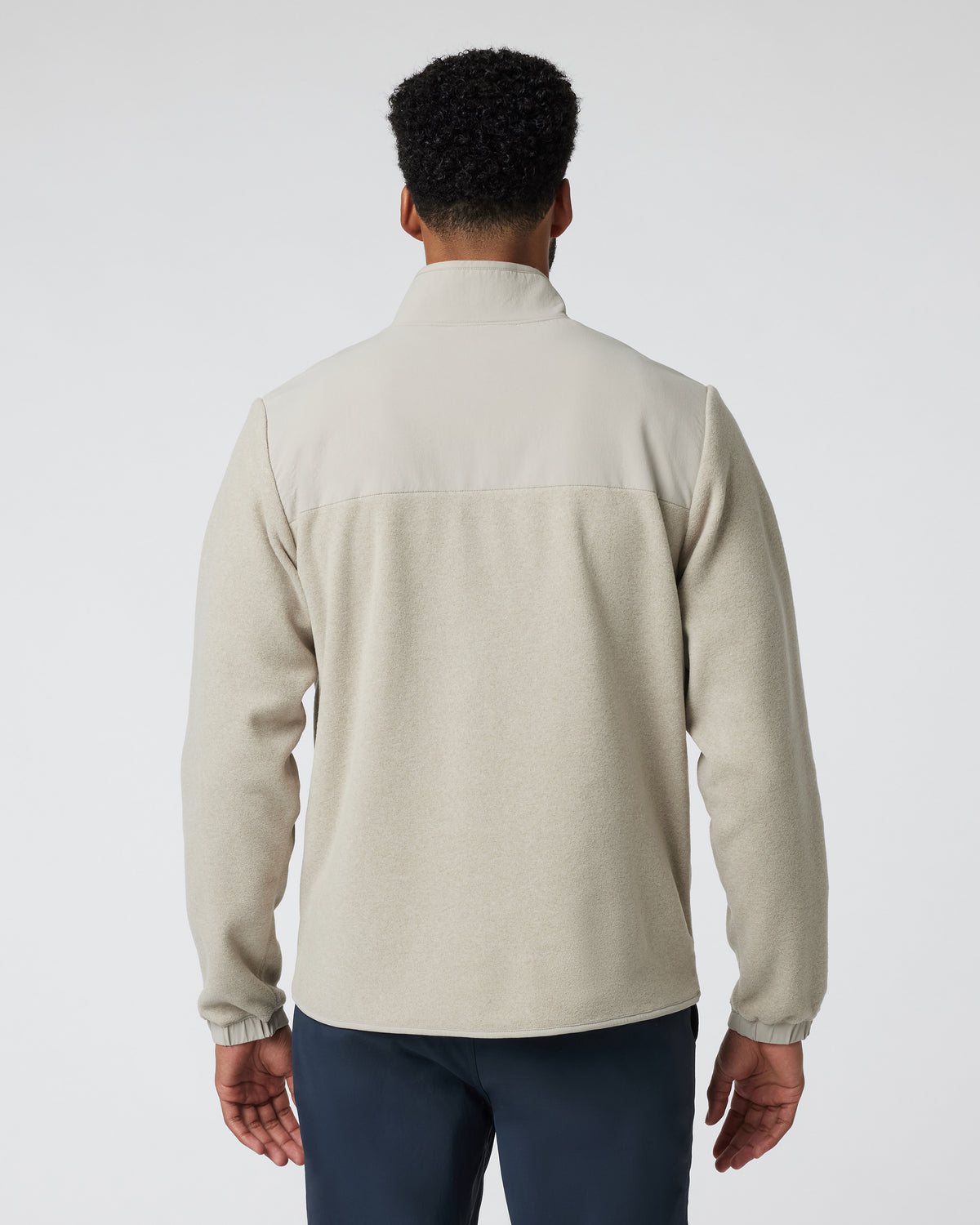Men Vuori Aspen Full Zip Jacket Toast Fleece Jacket