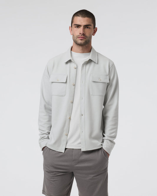 Men Vuori Waffle Shirt Jacket Salt
