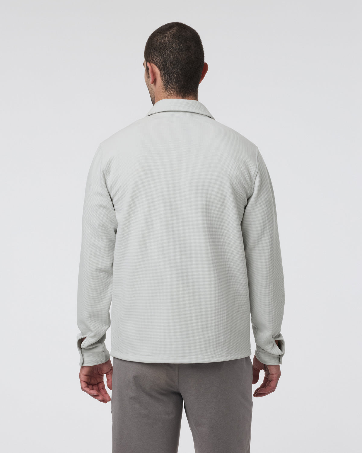Men Vuori Waffle Shirt Jacket Salt