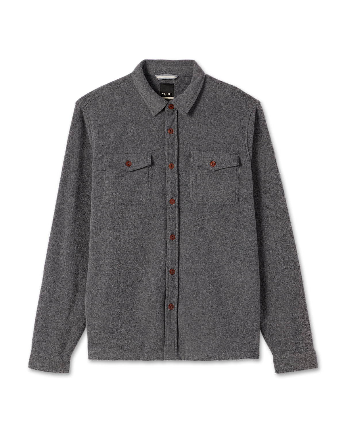 Men Vuori Aspen Shirt Jacket Men's Heather Grey Shirt Jacket