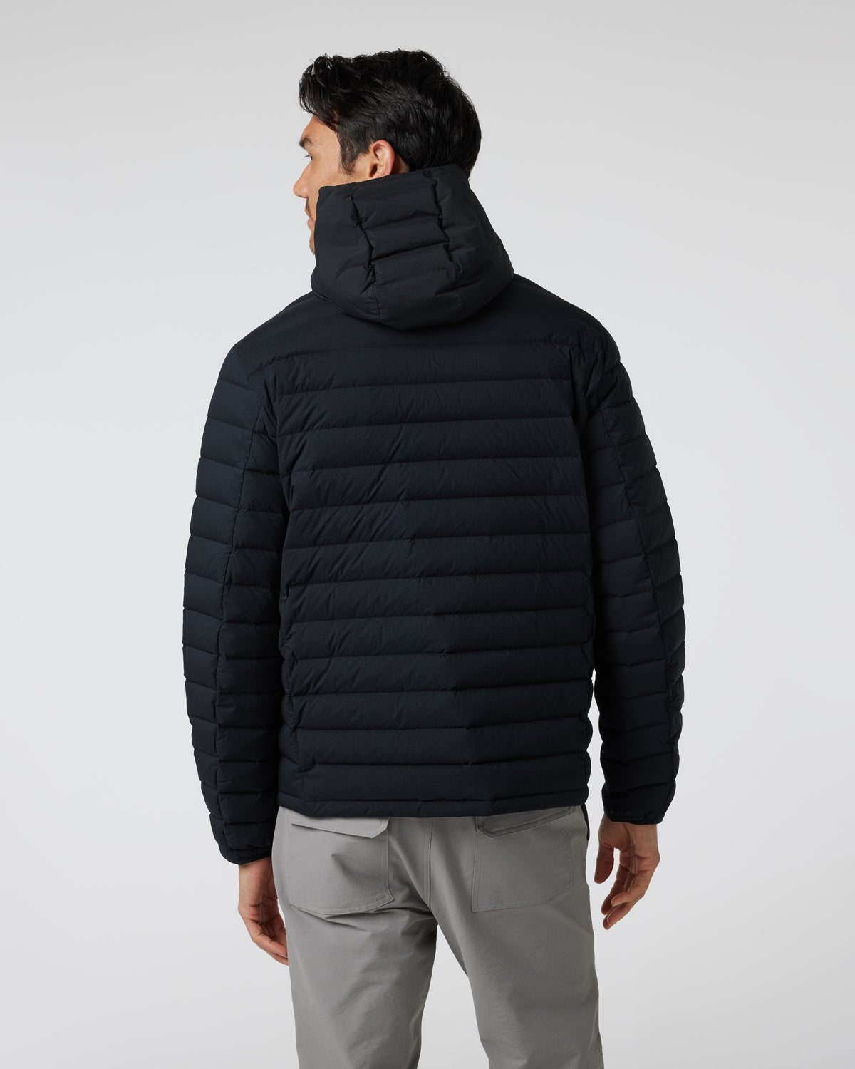 Men Vuori Steadfast Full Zip Hooded Jacket Black