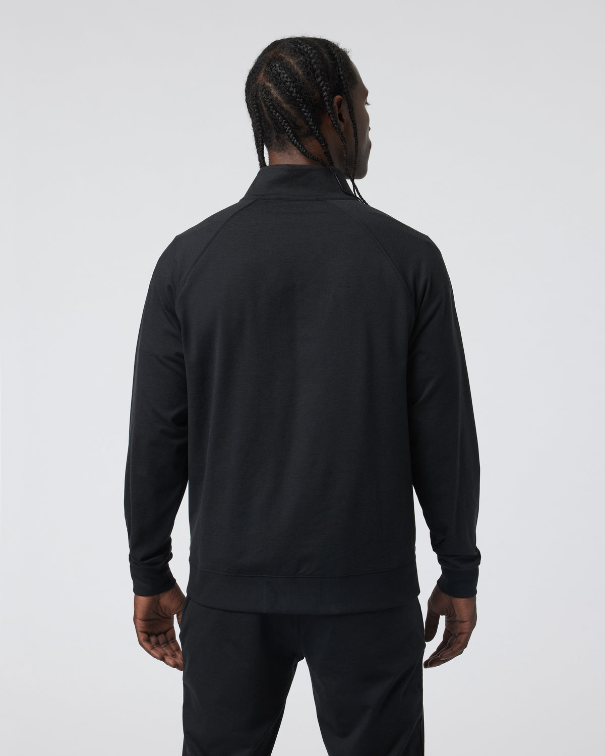 Men Vuori Coronado Novelty Full Zip Men's Black Heather Jacket
