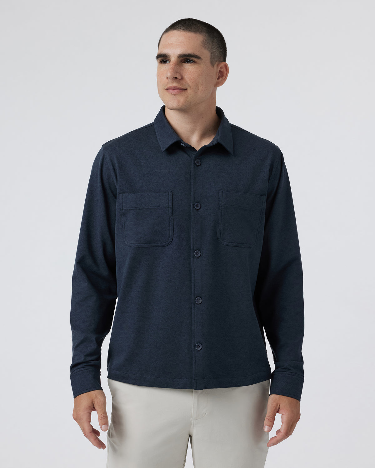 Men Vuori Coronado Shirt Jacket Midnight Heather