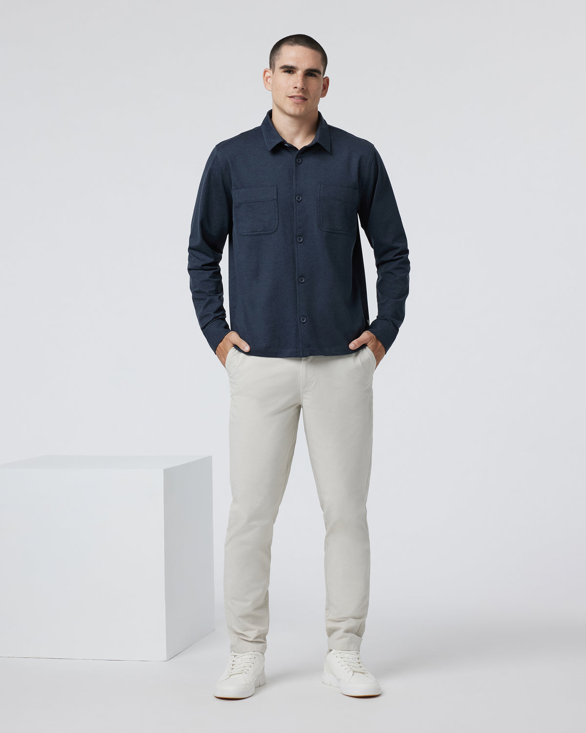Men Vuori Coronado Shirt Jacket Midnight Heather