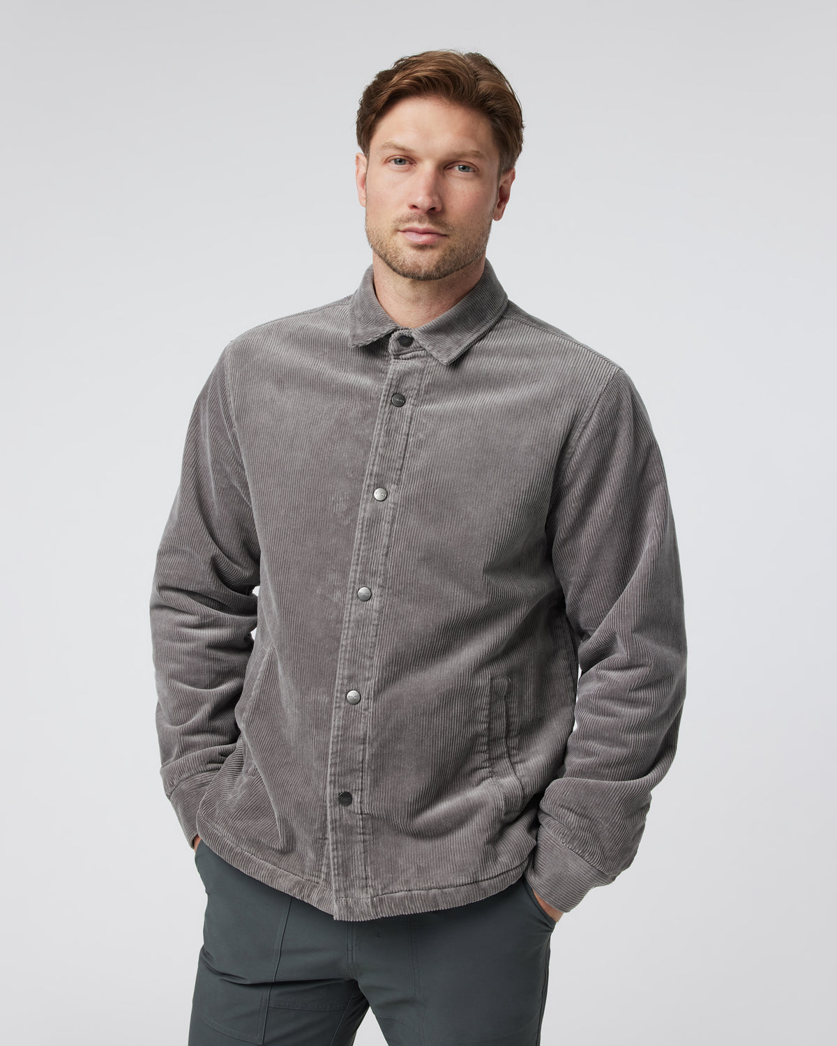 Men Vuori Vuori Cord Jacket Men's Shiitake Corduroy Jacket