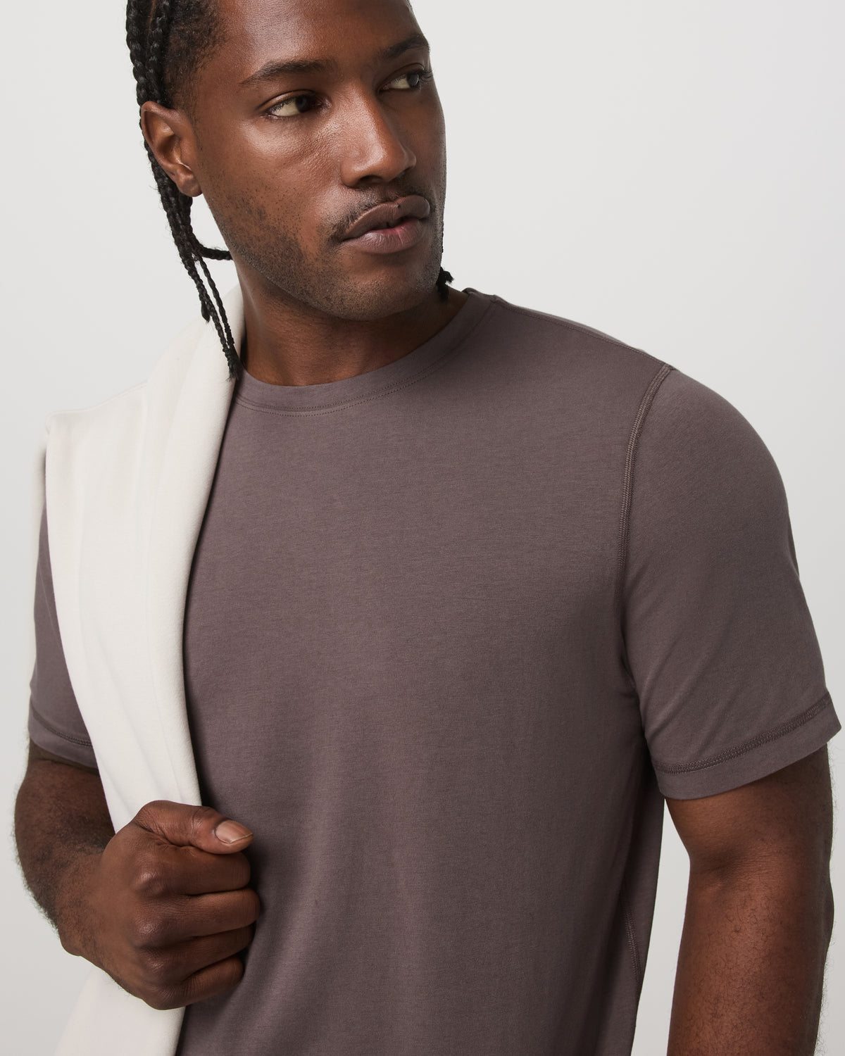 Men Vuori Tuvalu Tee Men's Cotton Short Sleeve T-Shirt in Timber