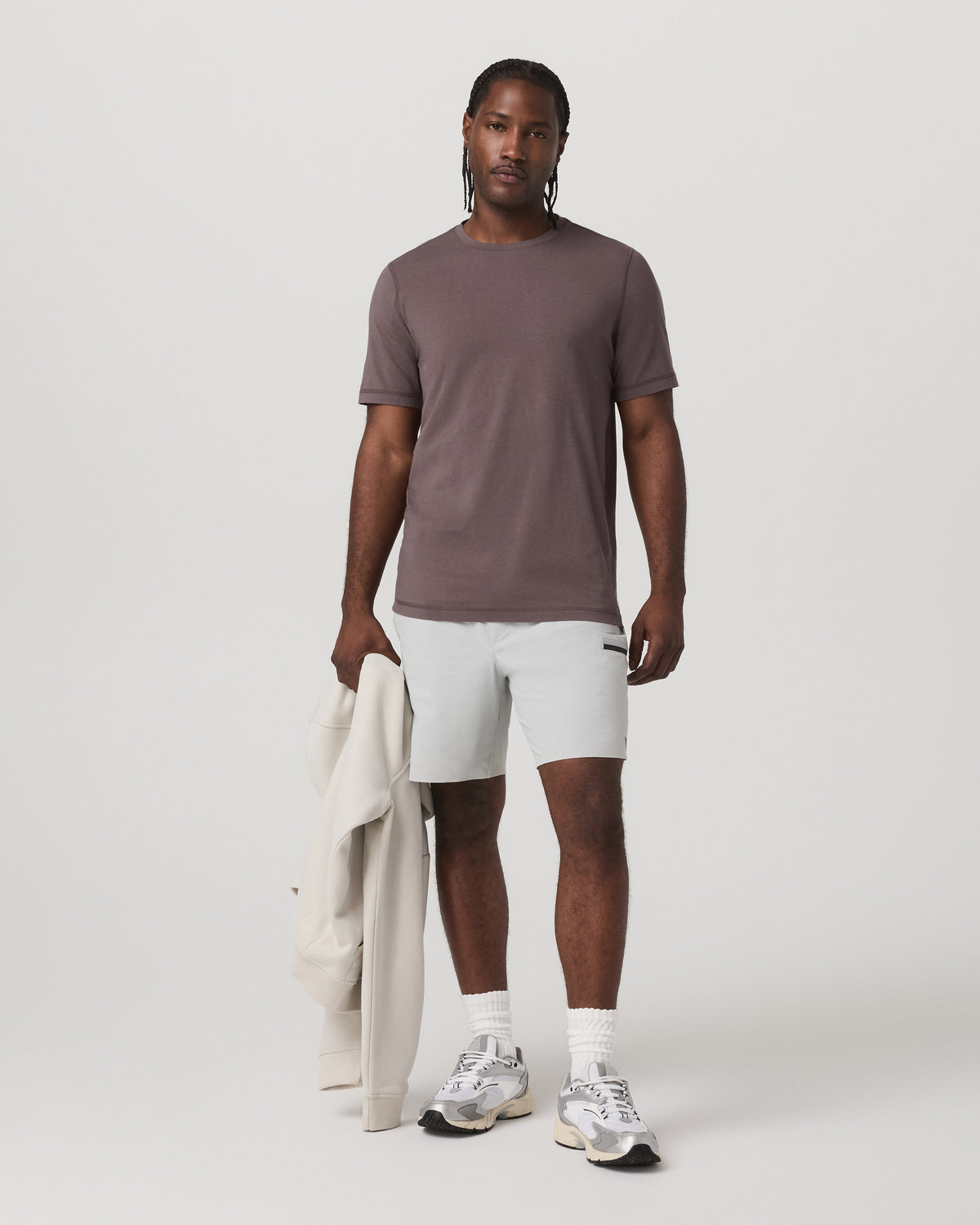 Men Vuori Tuvalu Tee Men's Cotton Short Sleeve T-Shirt in Timber