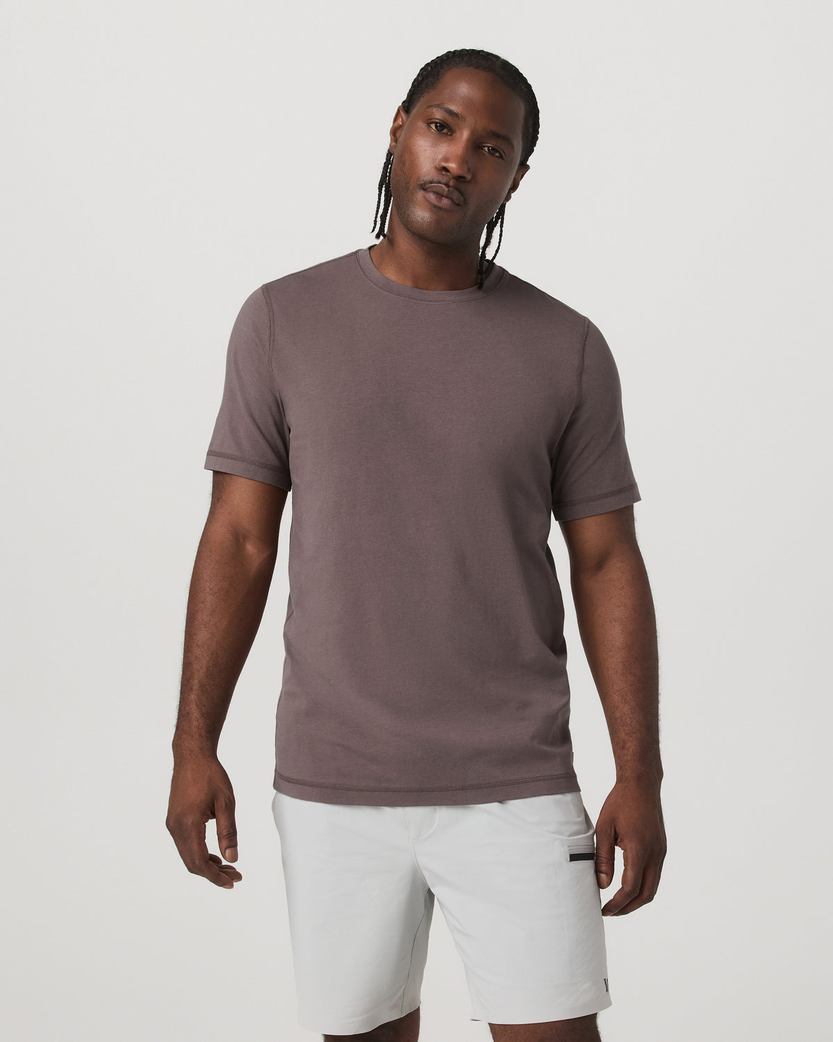 Men Vuori Tuvalu Tee Men's Cotton Short Sleeve T-Shirt in Timber