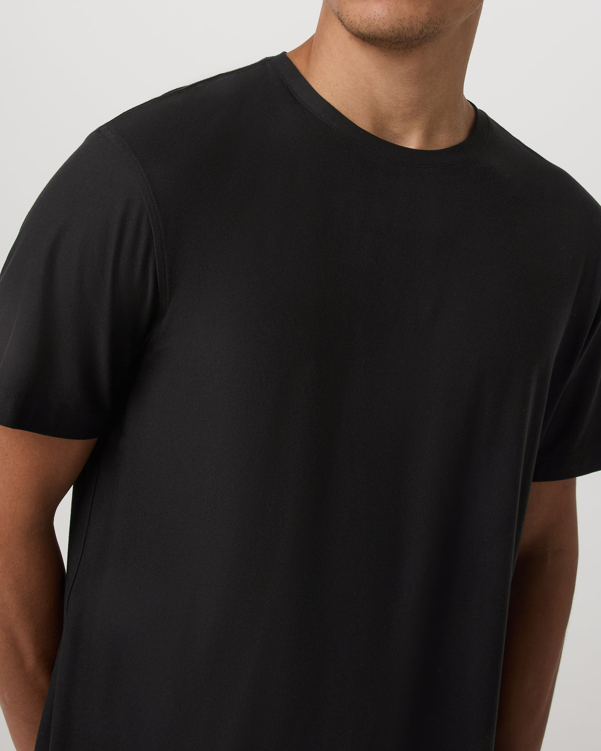 Men Vuori Short Sleeve Strato Tee - Relaxed Fit Men's Black Shirt