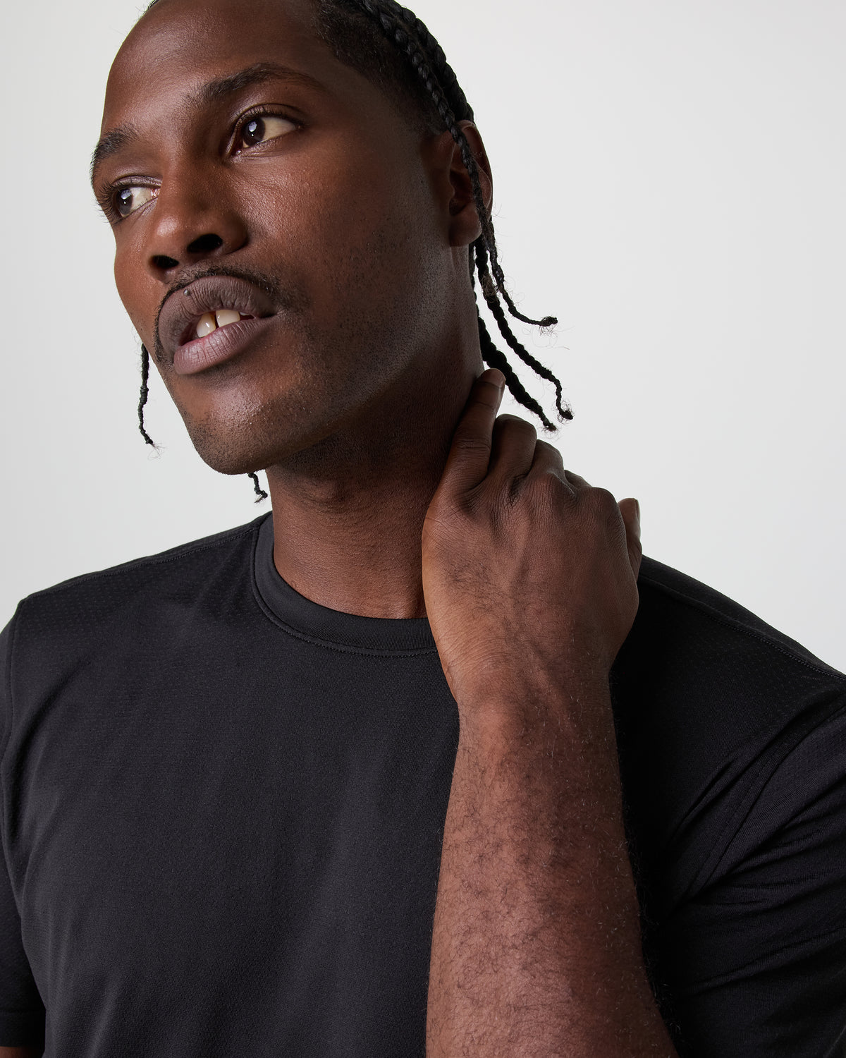 Men Vuori Short Sleeve Clearview Seamless Tee Black