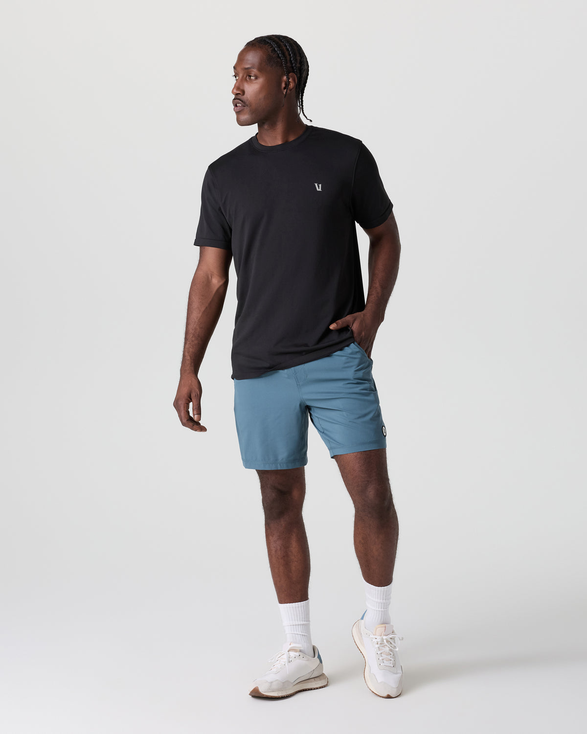 Men Vuori Short Sleeve Clearview Seamless Tee Black