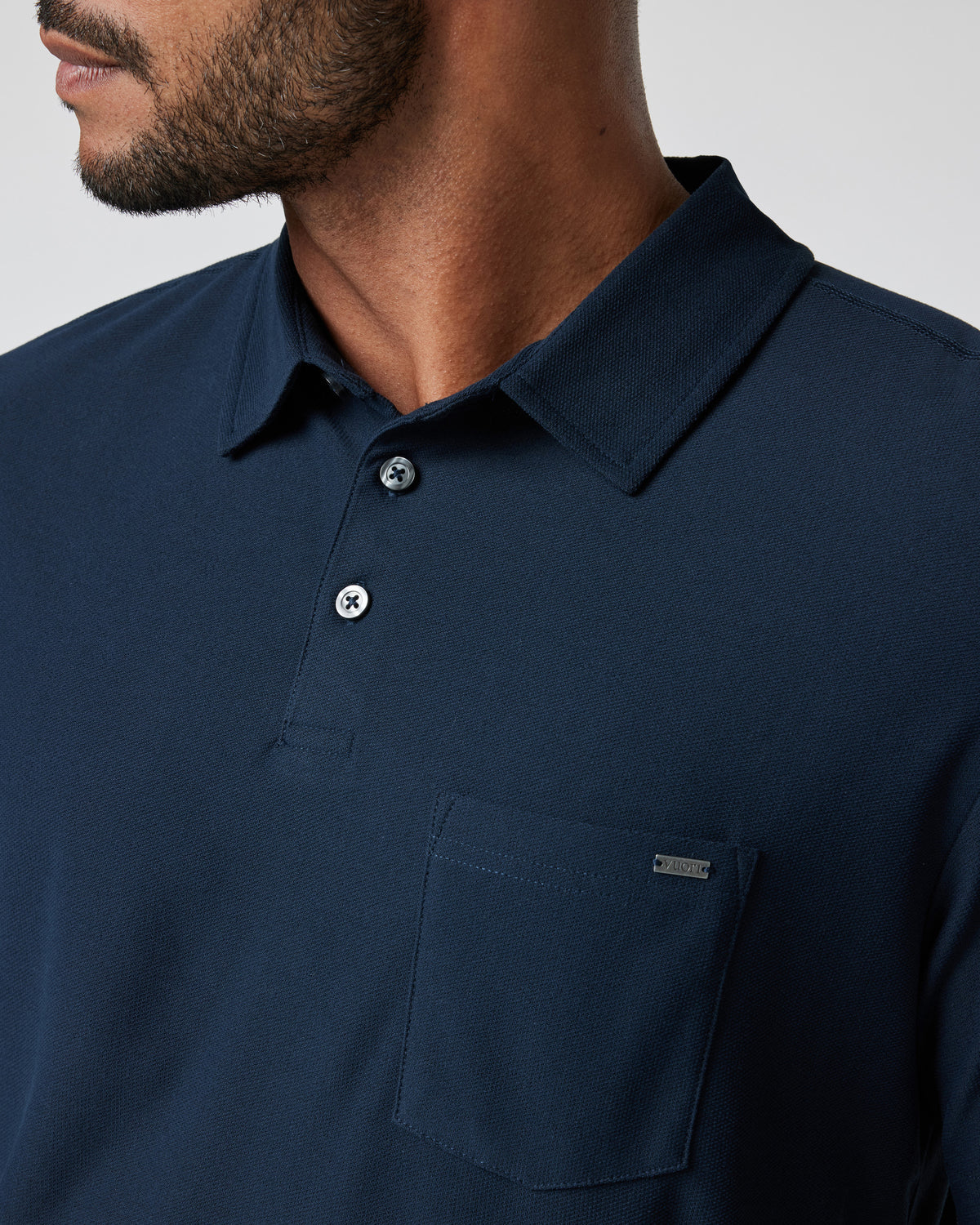 Men Vuori Ace Polo Men's Ink Performance Polo