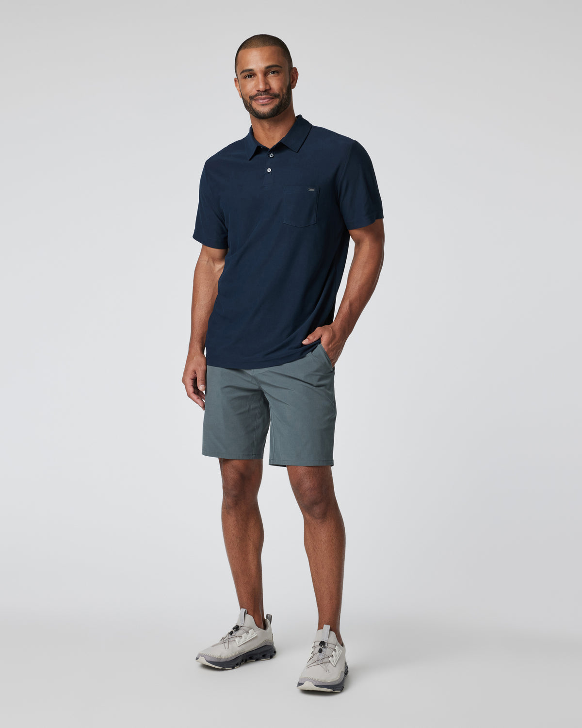 Men Vuori Ace Polo Men's Ink Performance Polo