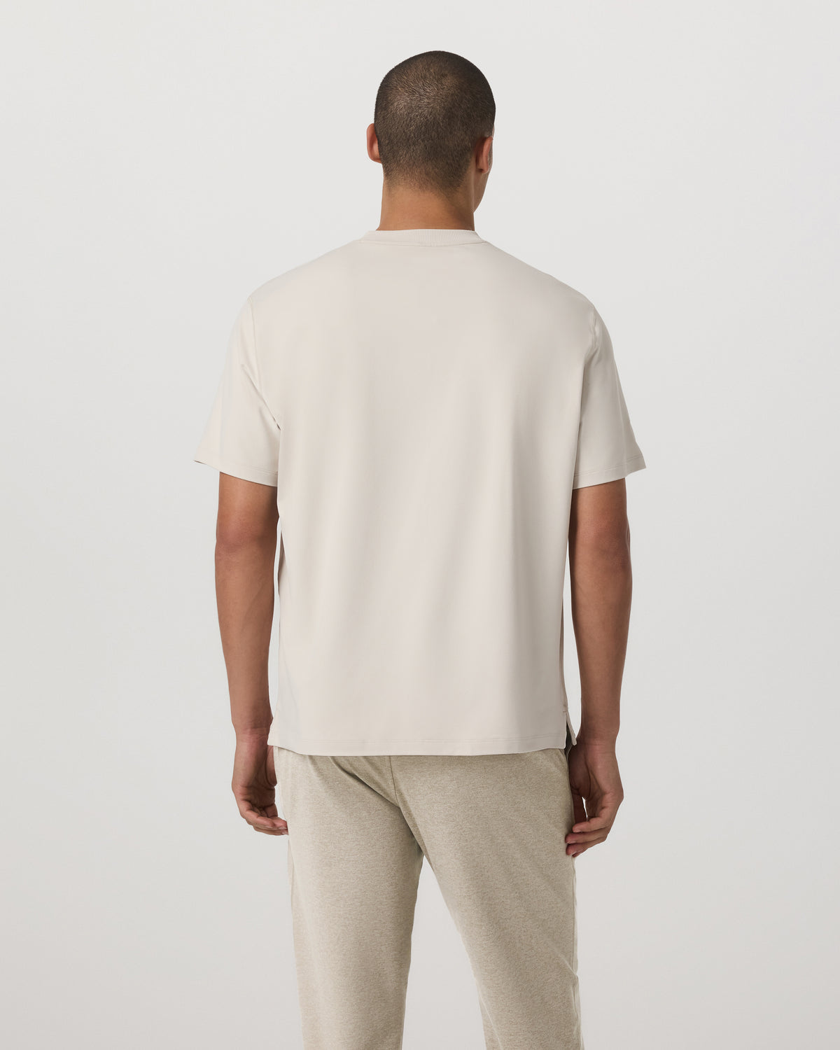 Men Vuori Men's Short Sleeve Ponto Pocket Tee - Relaxed Fit Bone