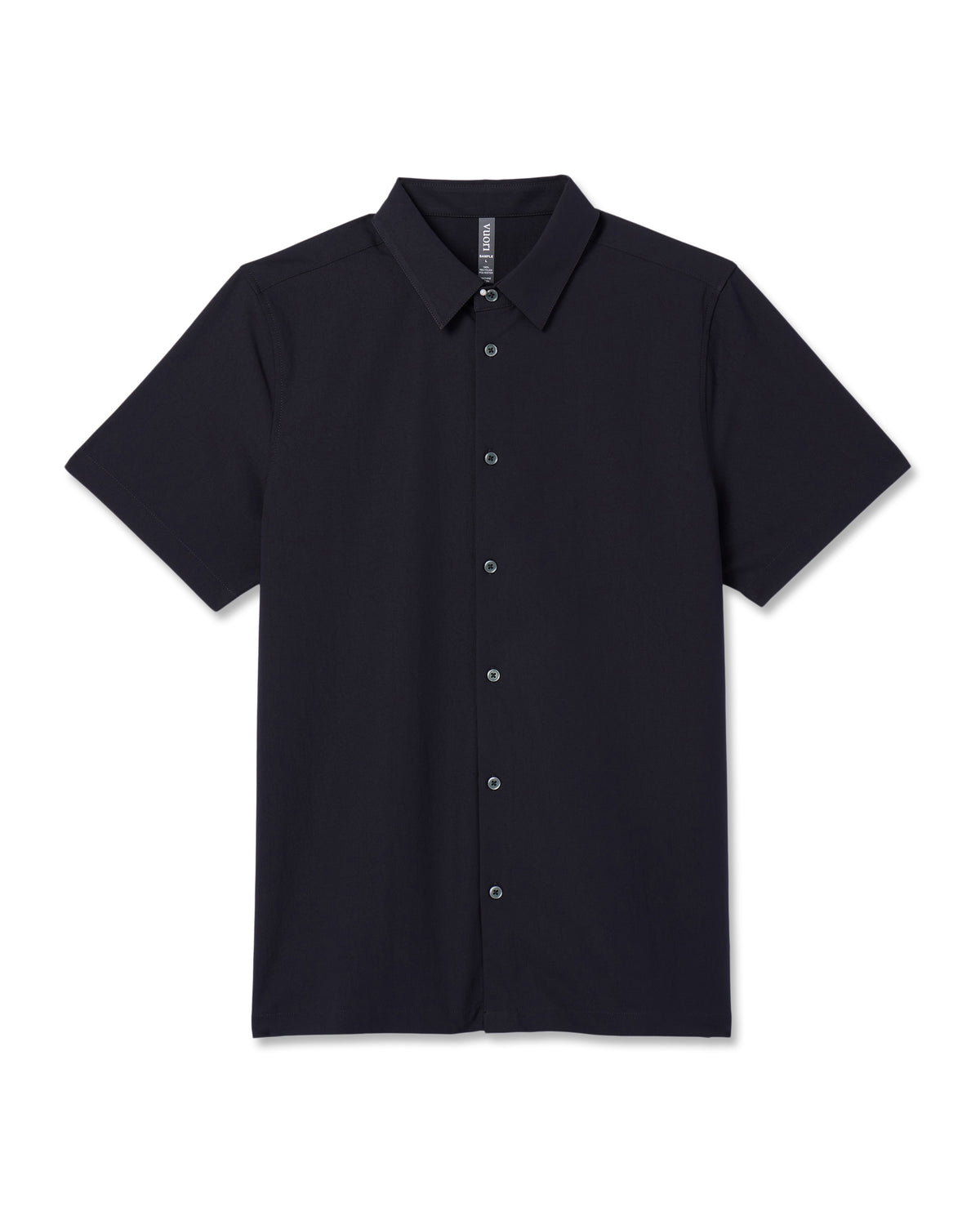 Men Vuori Short-Sleeve Manhattan Button Down Black