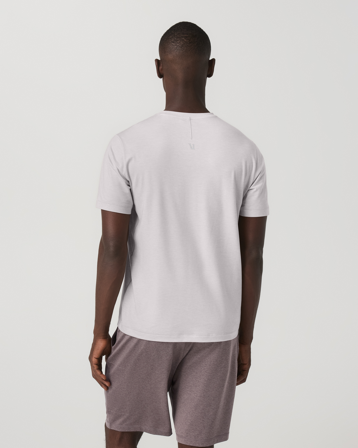 Men Vuori Short Sleeve Everyday Tee Men's Oatmeal Heather Shirt