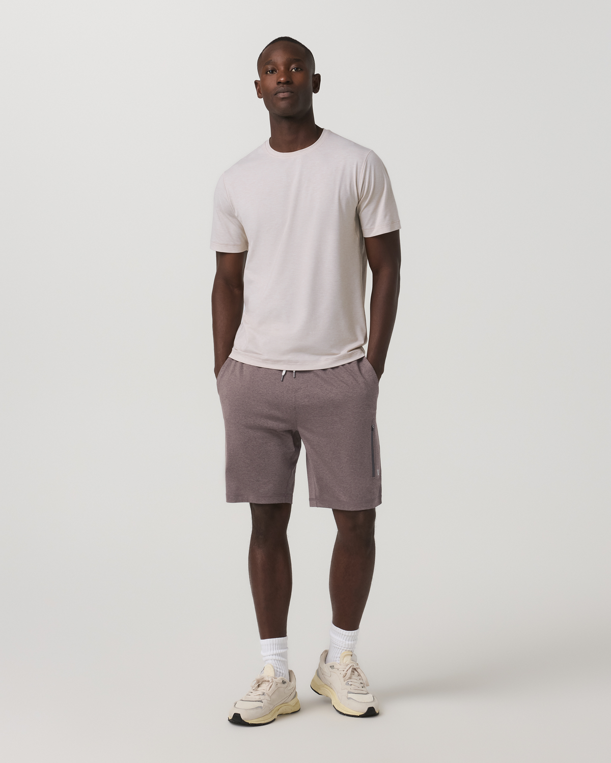 Men Vuori Short Sleeve Everyday Tee Men's Oatmeal Heather Shirt