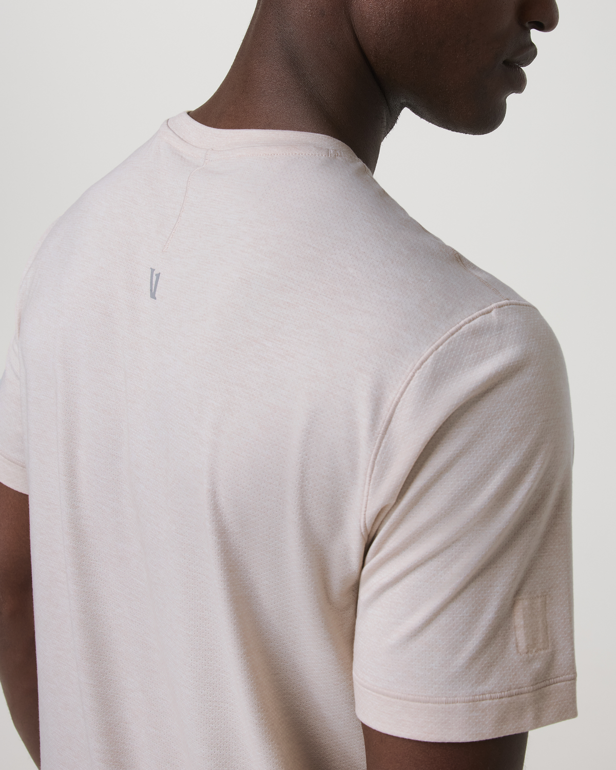 Men Vuori Short Sleeve Everyday Tee Men's Oatmeal Heather Shirt