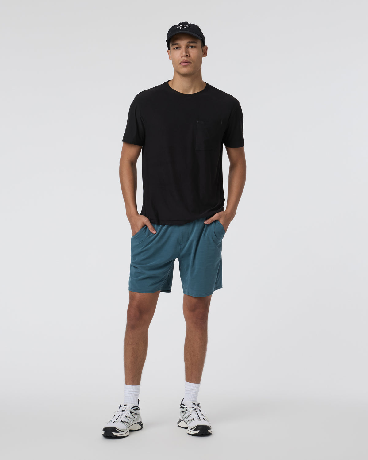 Men Vuori Short Sleeve Strato Pocket Tee - Relaxed Fit Black