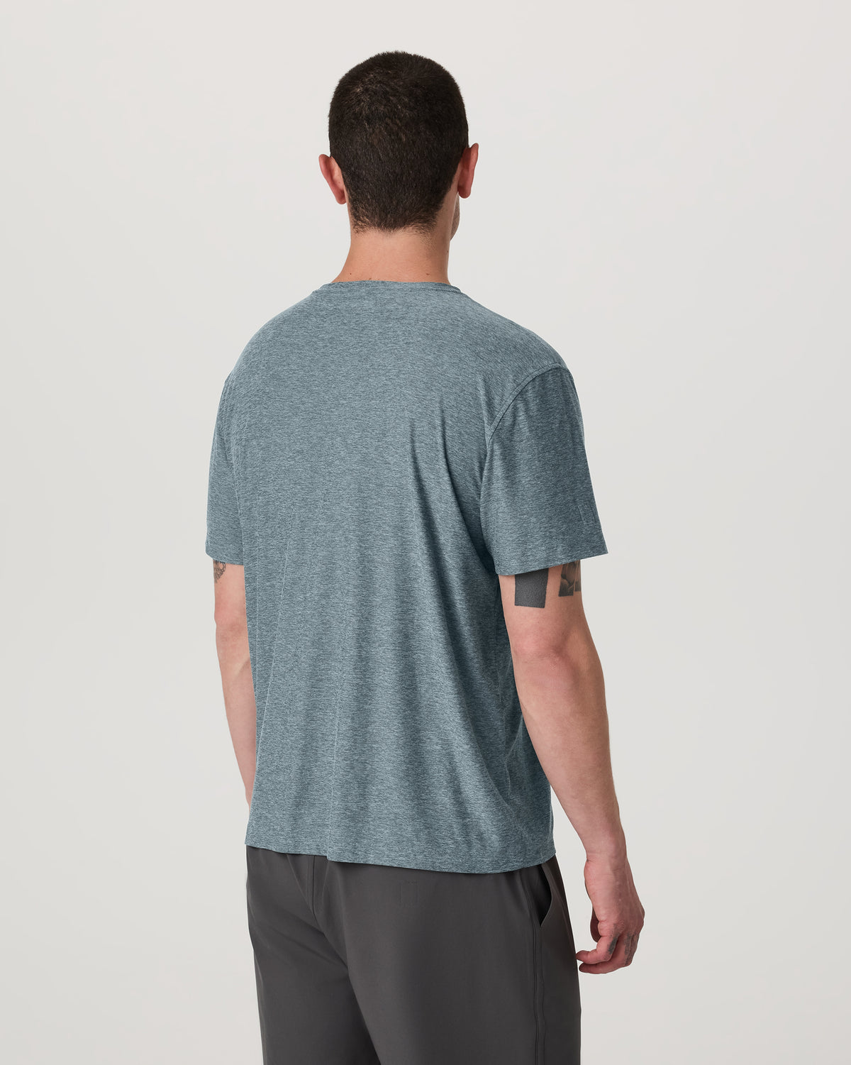 Men Vuori Short Sleeve Strato Tee - Relaxed Fit Kashmir Heather