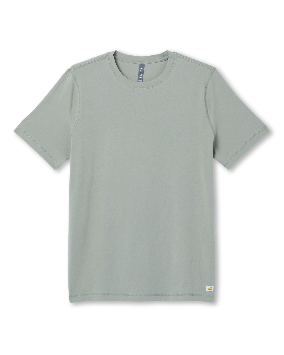 Men Vuori Tuvalu Tee Agave Green Cotton T-Shirt