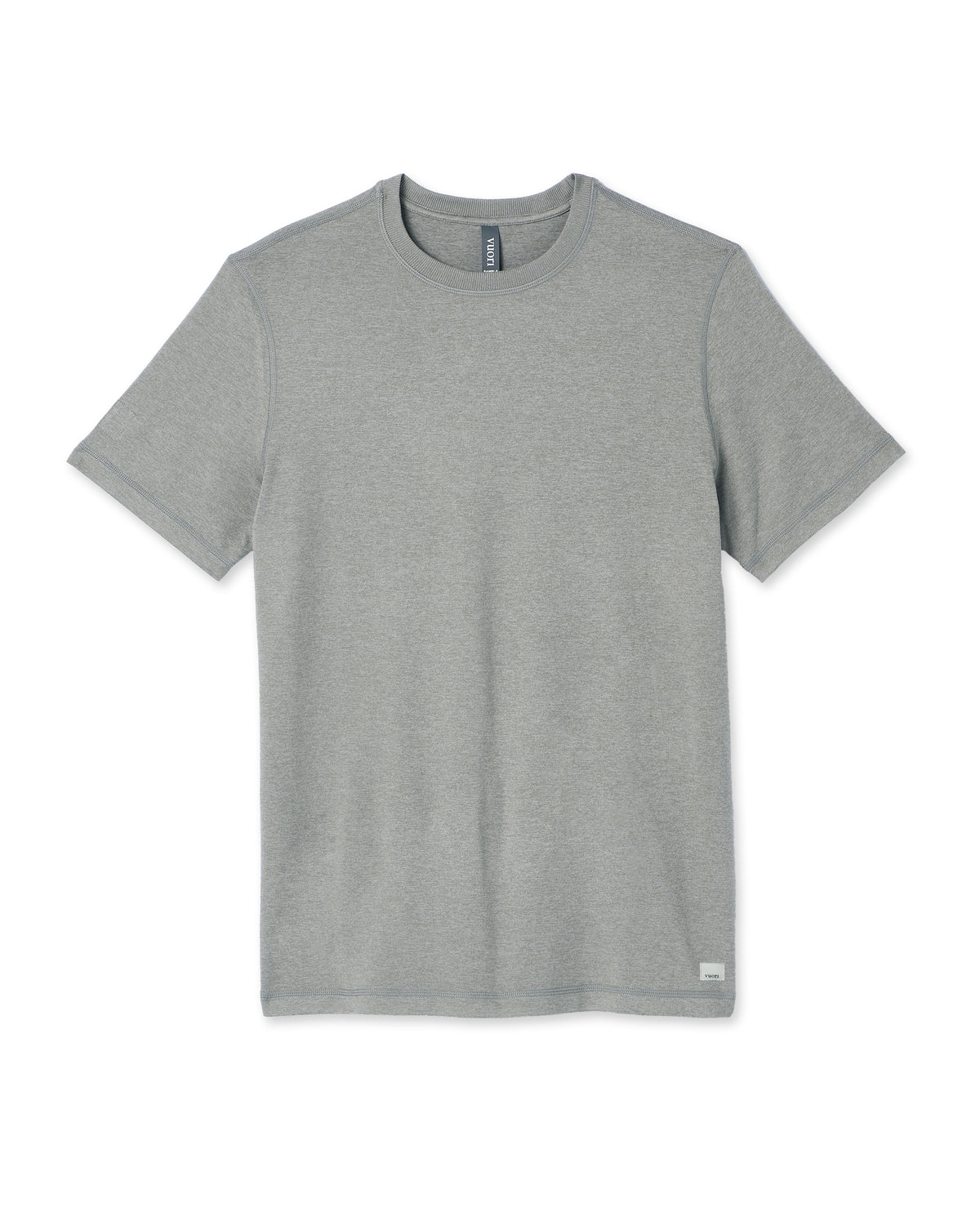 Men Vuori Short Sleeve Ponto Performance Tee Driftwood Heather