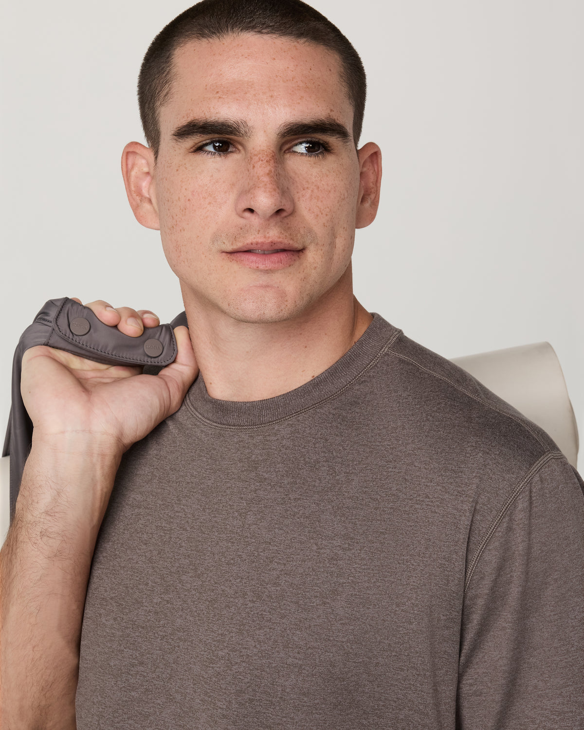 Men Vuori Men's Short Sleeve Ponto Tee - Relaxed Huckleberry