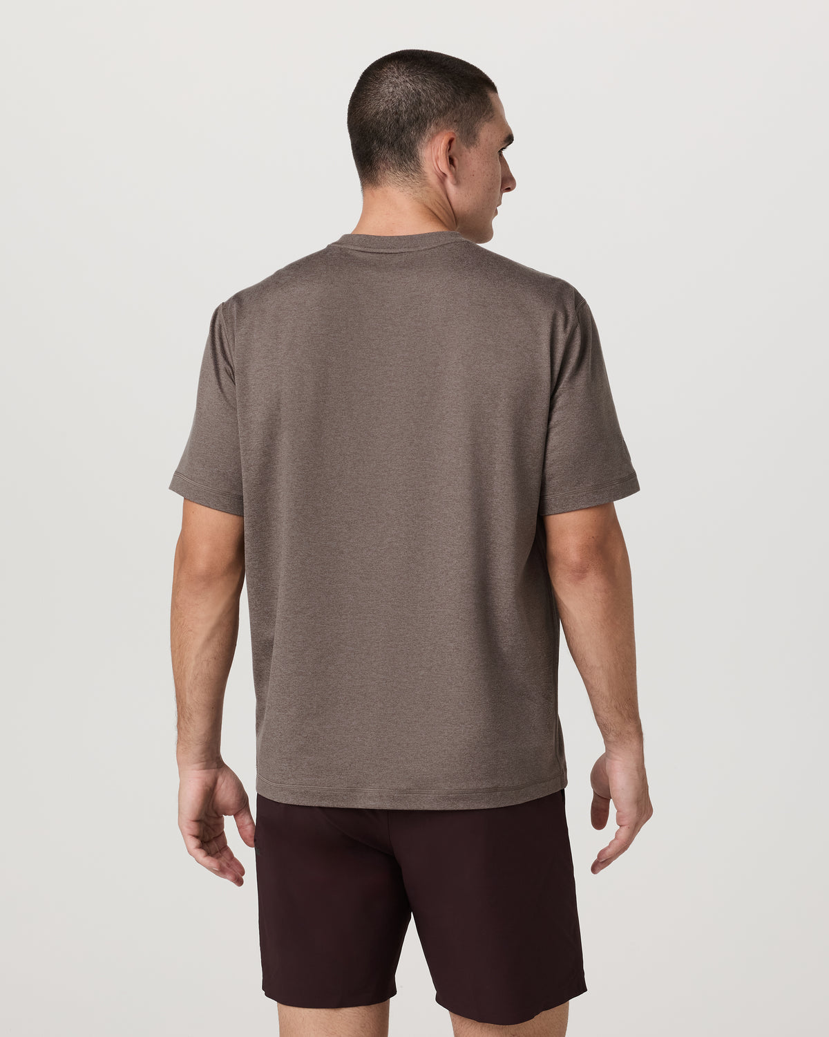 Men Vuori Men's Short Sleeve Ponto Tee - Relaxed Huckleberry