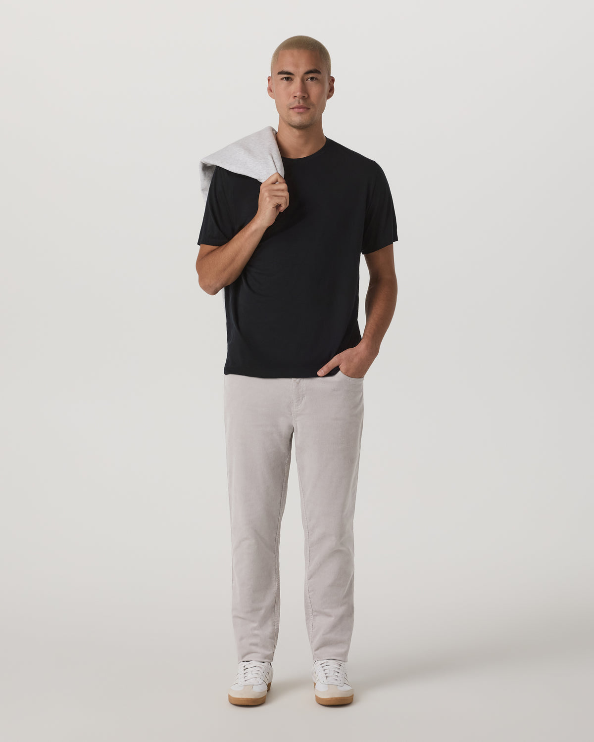 Men Vuori Short Sleeve Merino Wool Tee Men's Black Knit Shirt