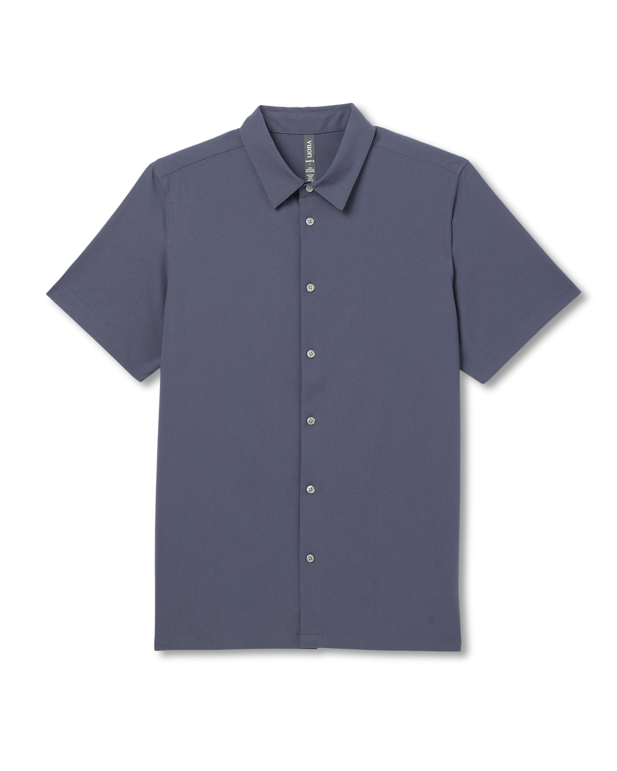 Men Vuori Short Sleeve Manhattan Button Down Men's Azure Shirt