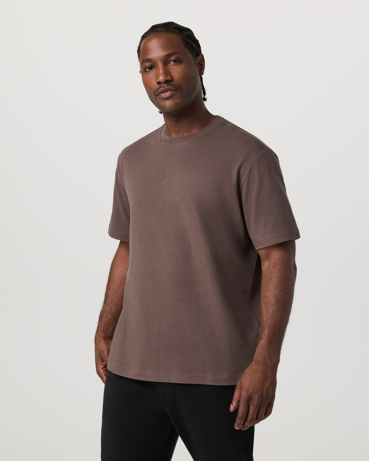 Men Vuori Men's Short Sleeve Heavyweight Cotton Tee Huckleberry