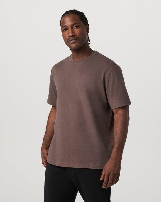 Men Vuori Men's Short Sleeve Heavyweight Cotton Tee Huckleberry