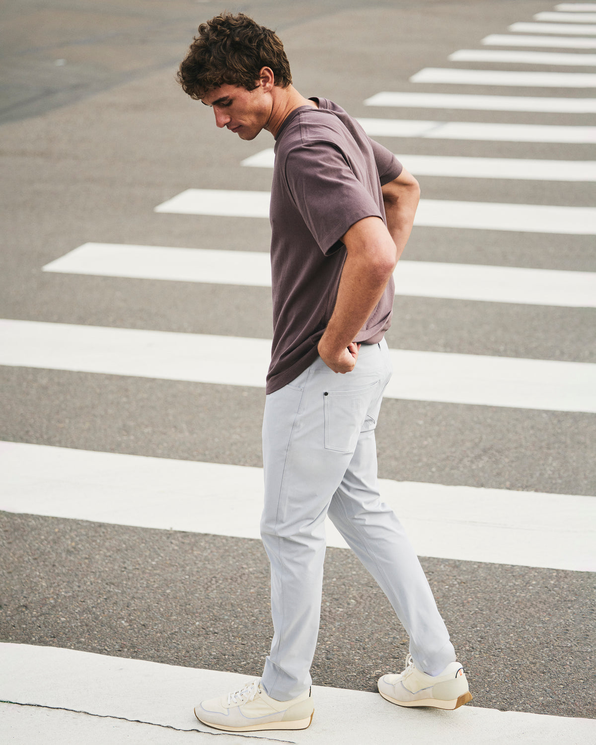 Men Vuori Men's Short Sleeve Heavyweight Cotton Tee Huckleberry